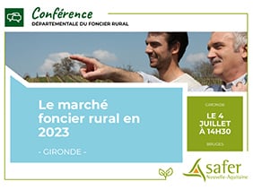 Le marché foncier rural en 2023 en Gironde